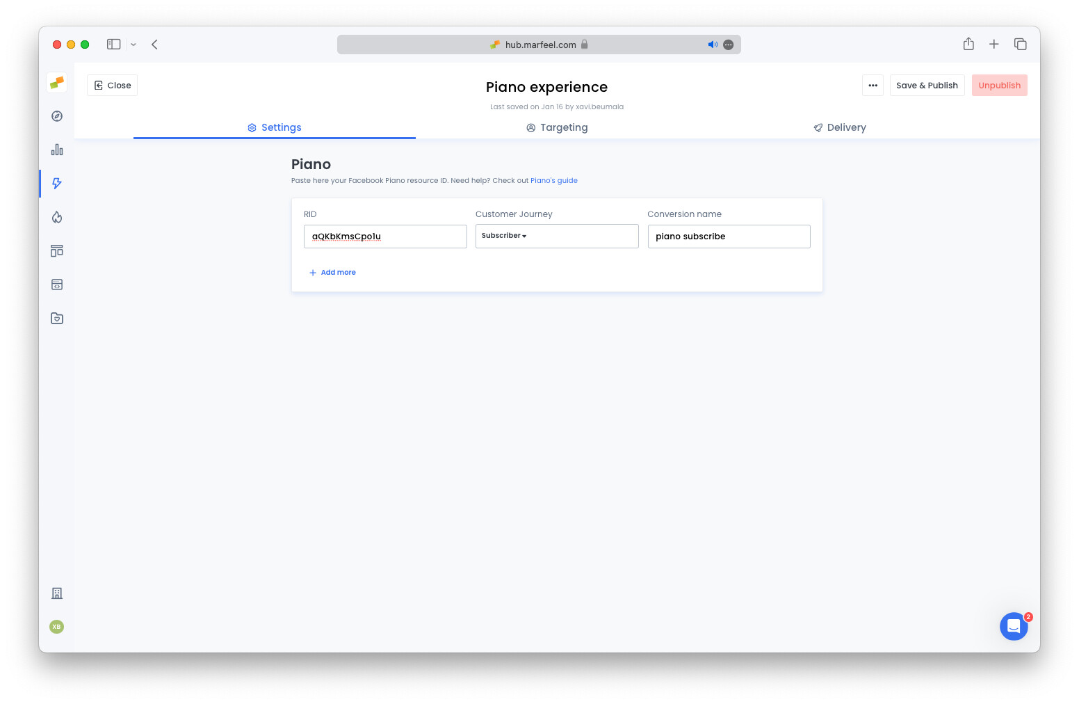 RID to user journey stage mapping configuration|690x449