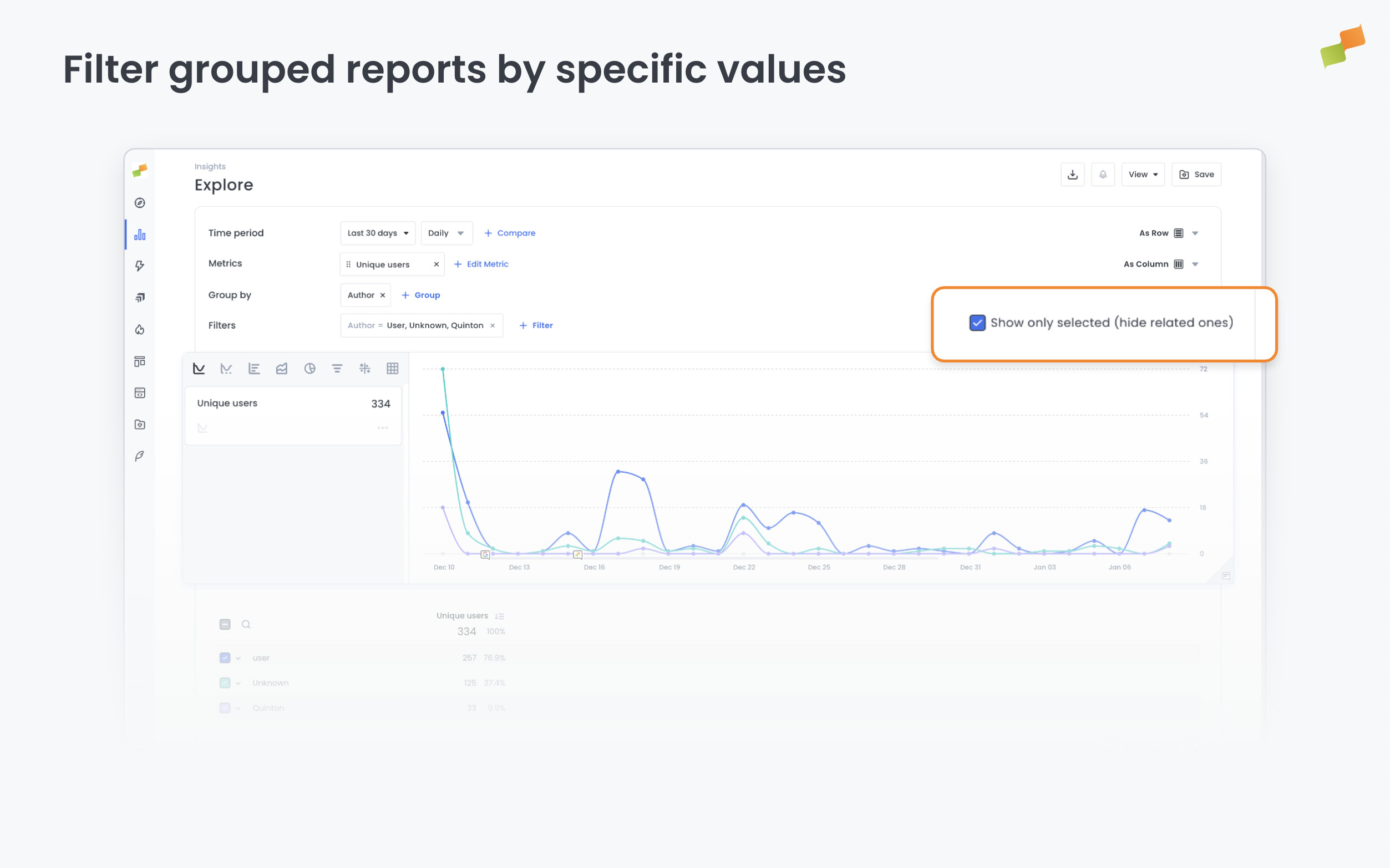 Filter grouped reports by specific values|690x431