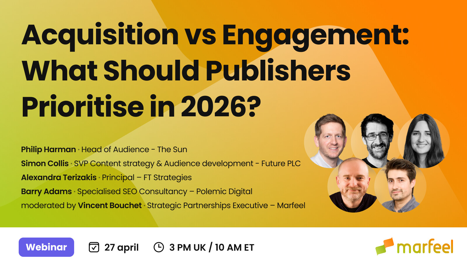 Marfeel Webinar 2026: Acquisition vs Engagement: What Should Publishers Prioritise in 2026?