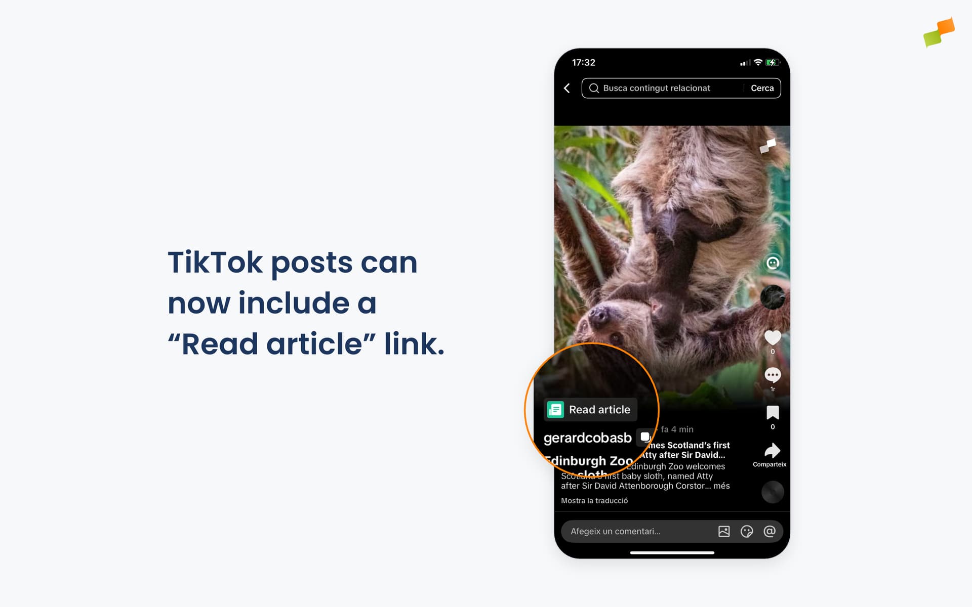 TikTok posts can now link back to your article|690x431