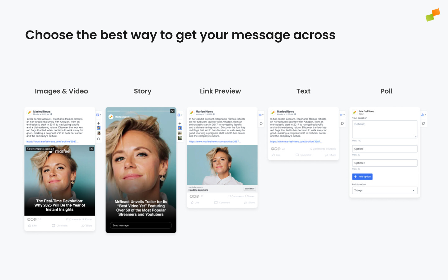 Right-hand panel showing available post type options per channel|690x431
