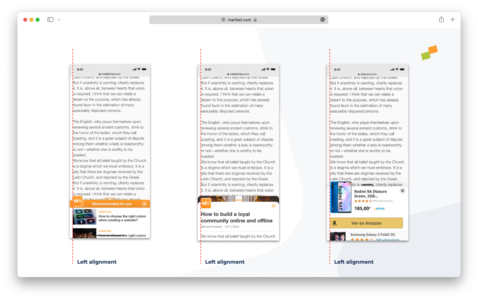 Card icon and Flowcard content aligned to the left margin for visual consistency|690x433