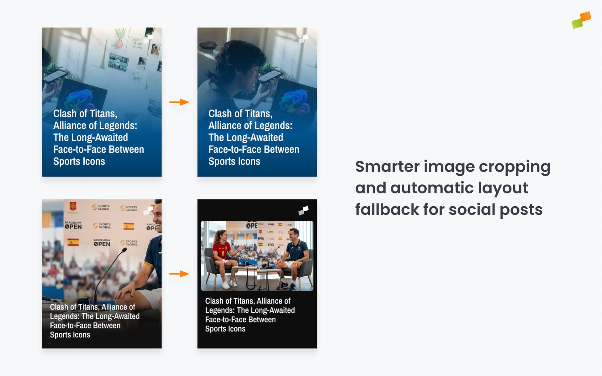 Smarter image cropping and automatic layout fallback for social posts|690x431