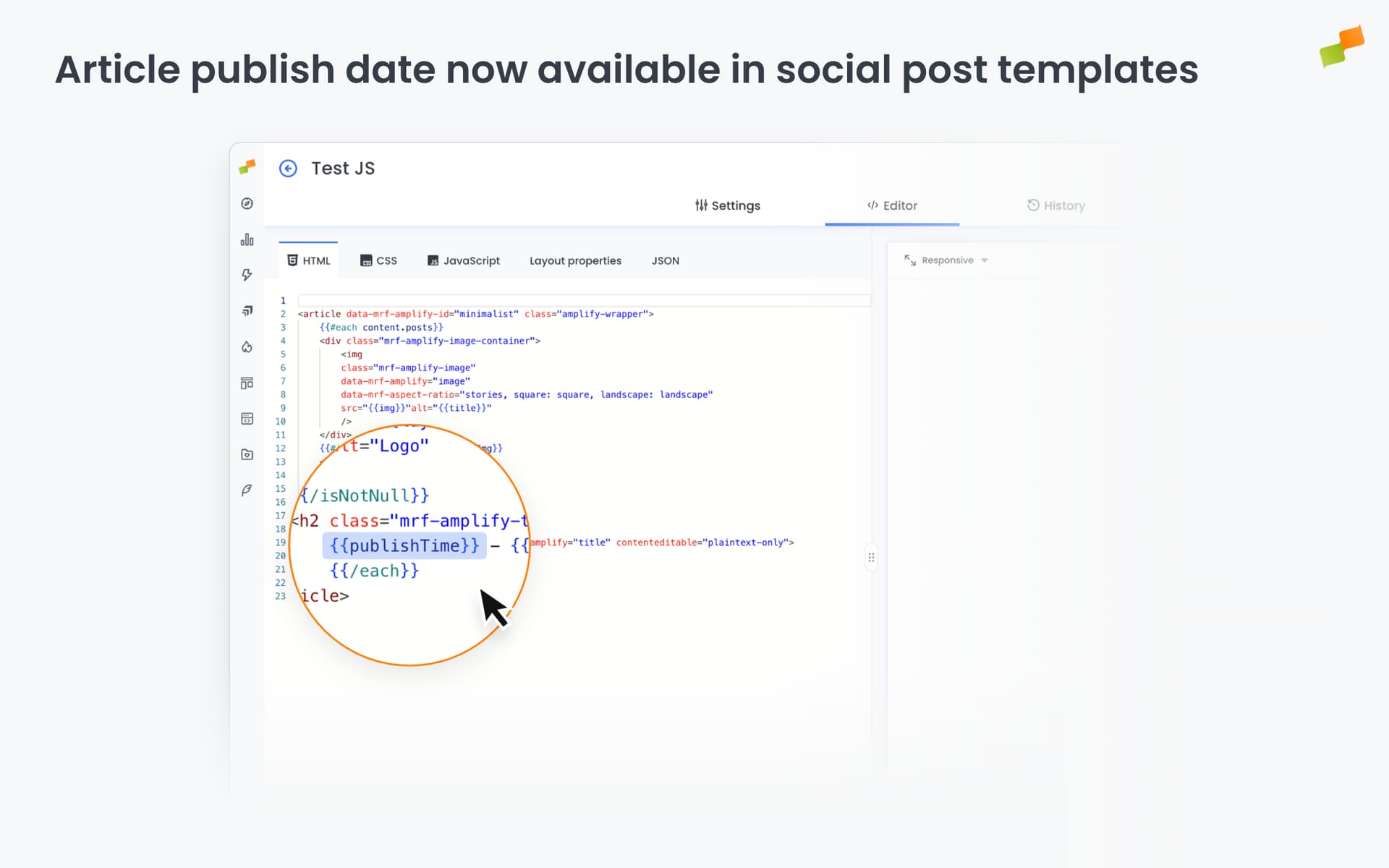 Article publish date now available in social post templates|690x431