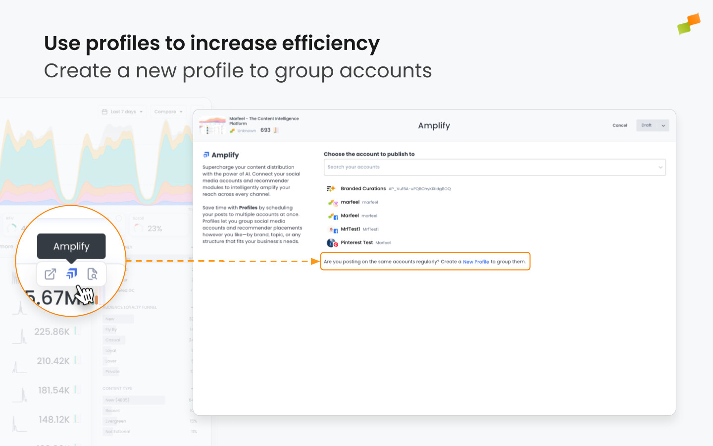 New Profile option in the profile selection panel|723x452