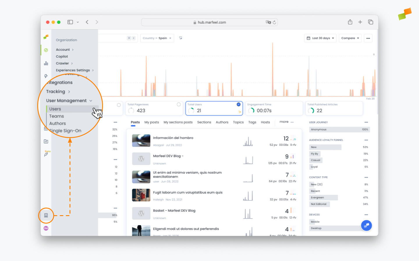User Management view showing the list of users with roles and last login date|690x431