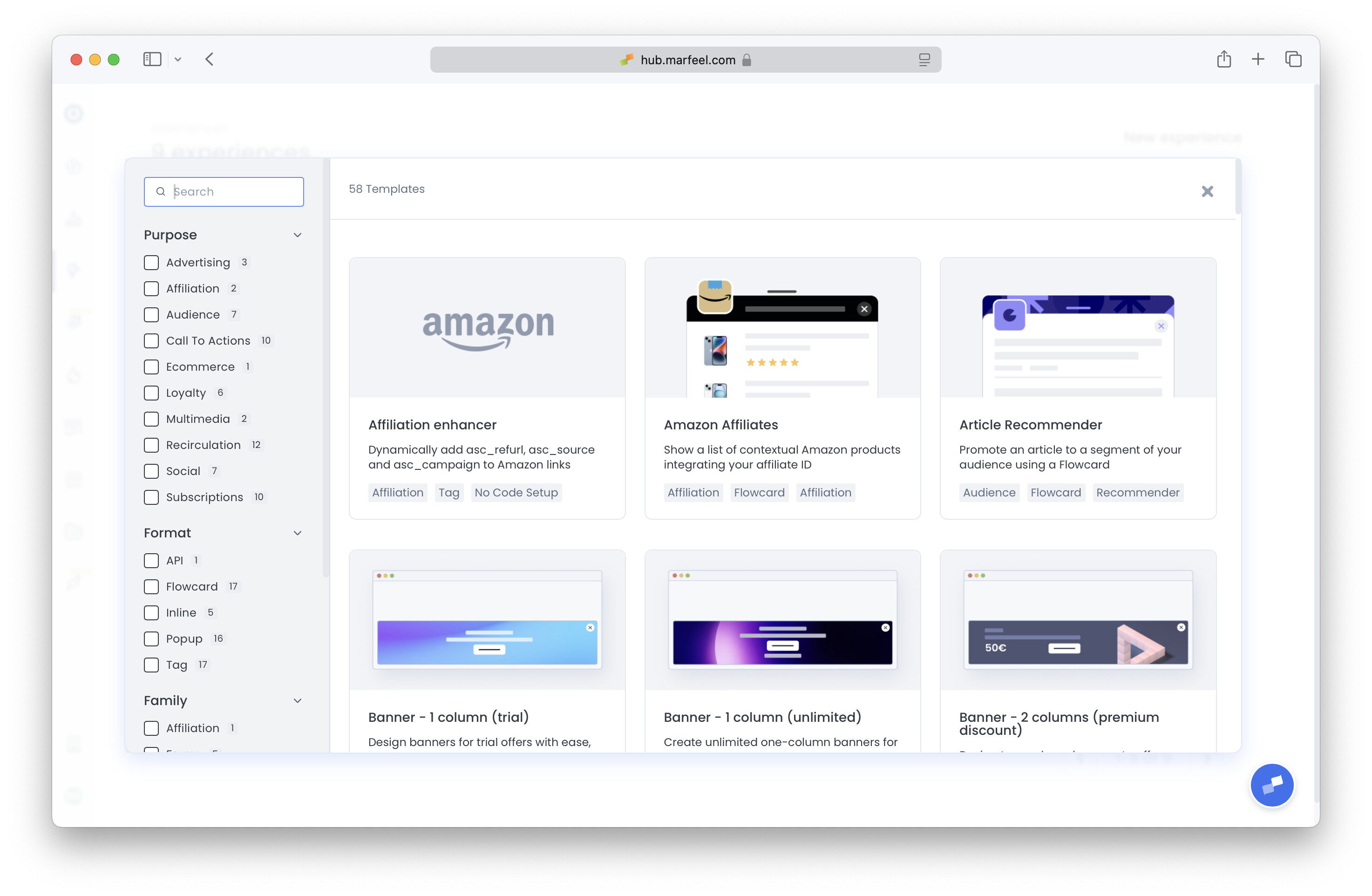 Experience Manager new article recommender creation screen|690x450
