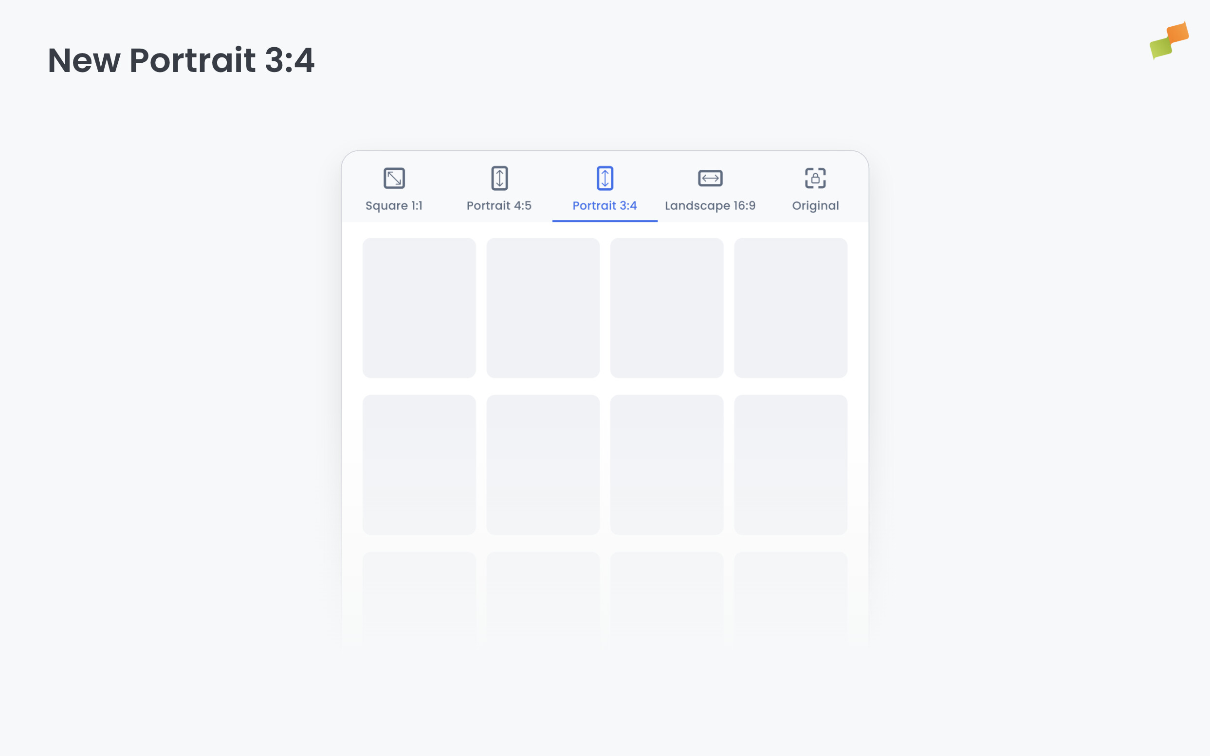 New Portrait 3:4 format option for layouts|690x431