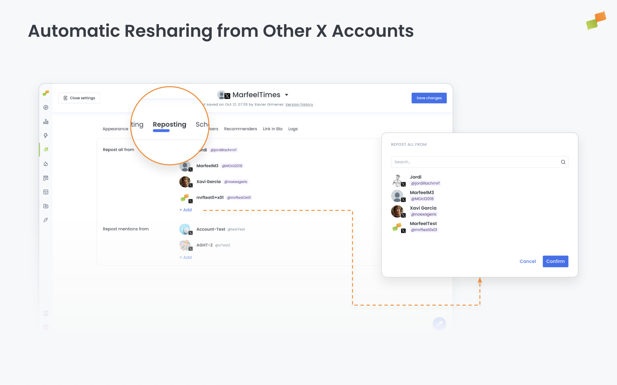 Automatic Resharing from Other X Accounts|690x431