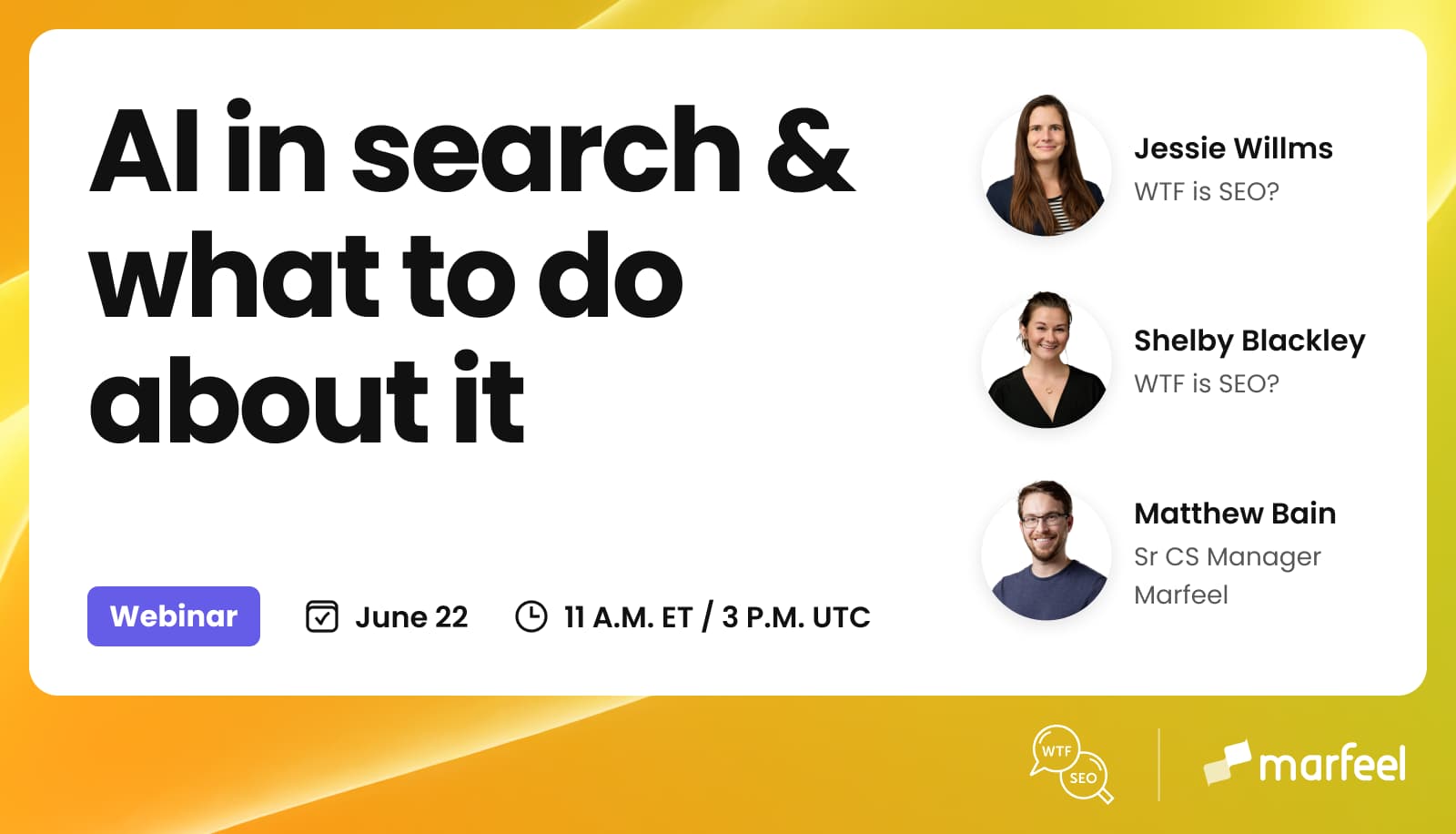 WTF is SEO? – AI in search – and what to do about it