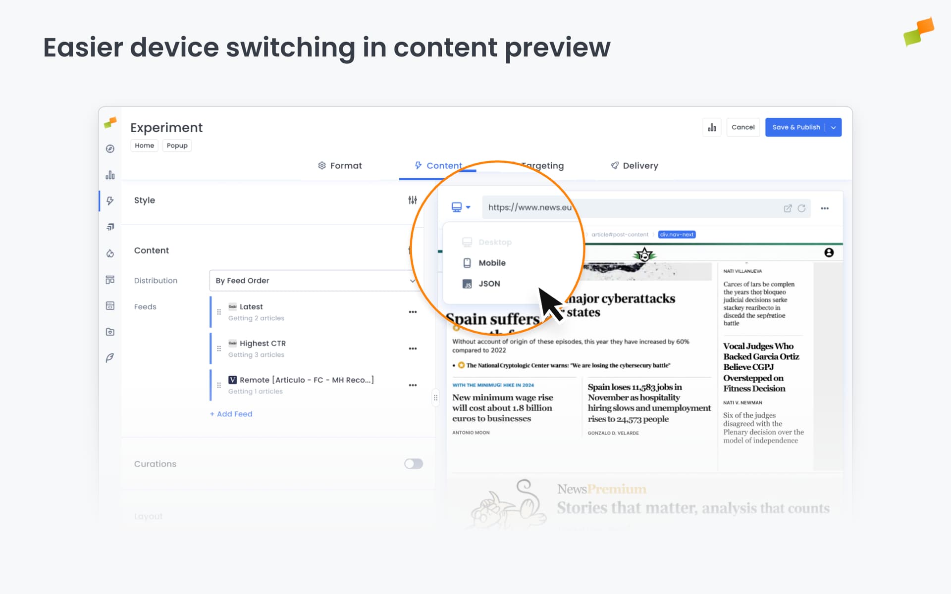 Easier device switching in content preview|690x431