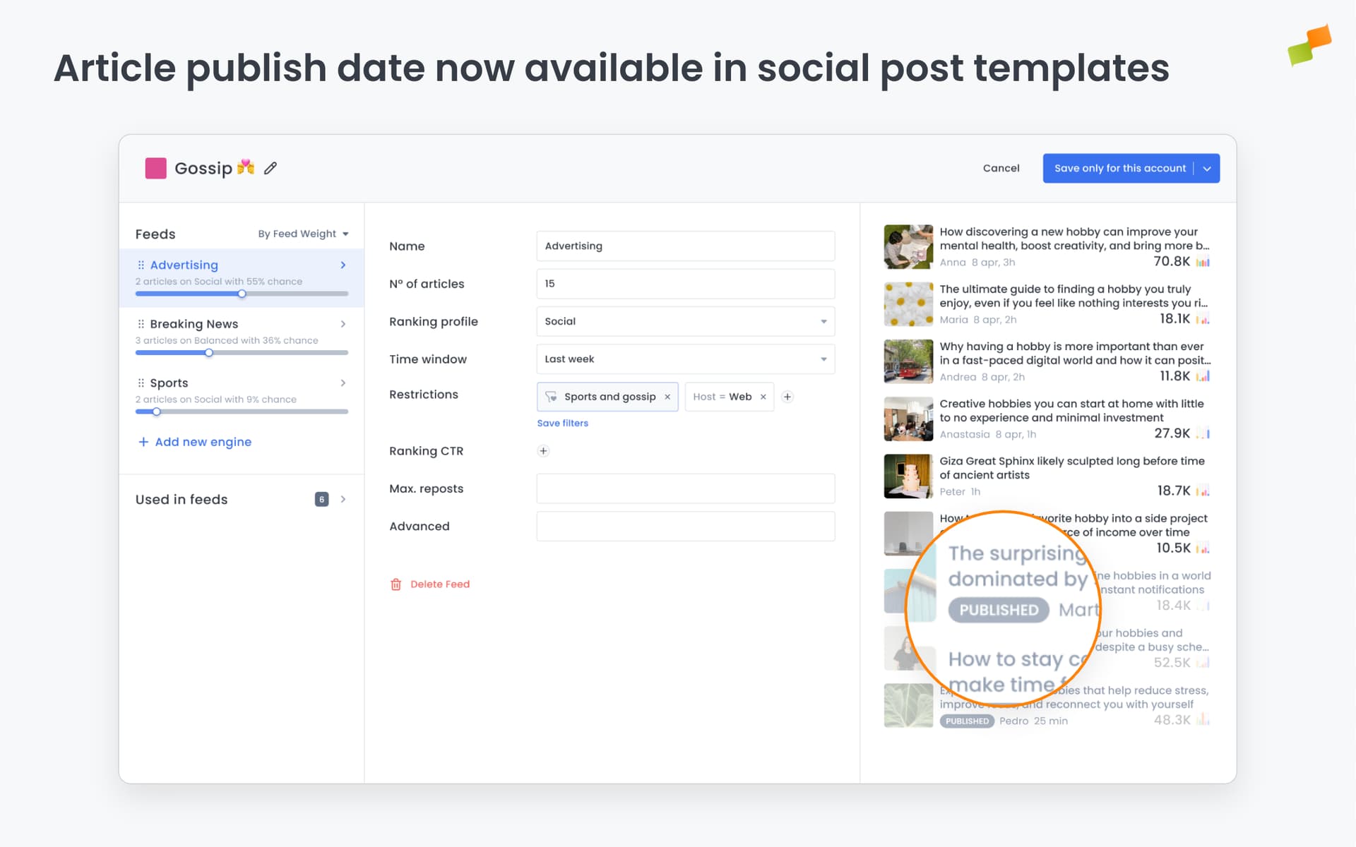 Easily spot content you've already shared|690x431