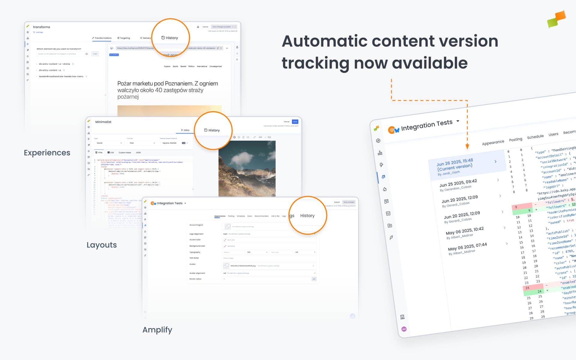 Automatic content version tracking now available|690x431