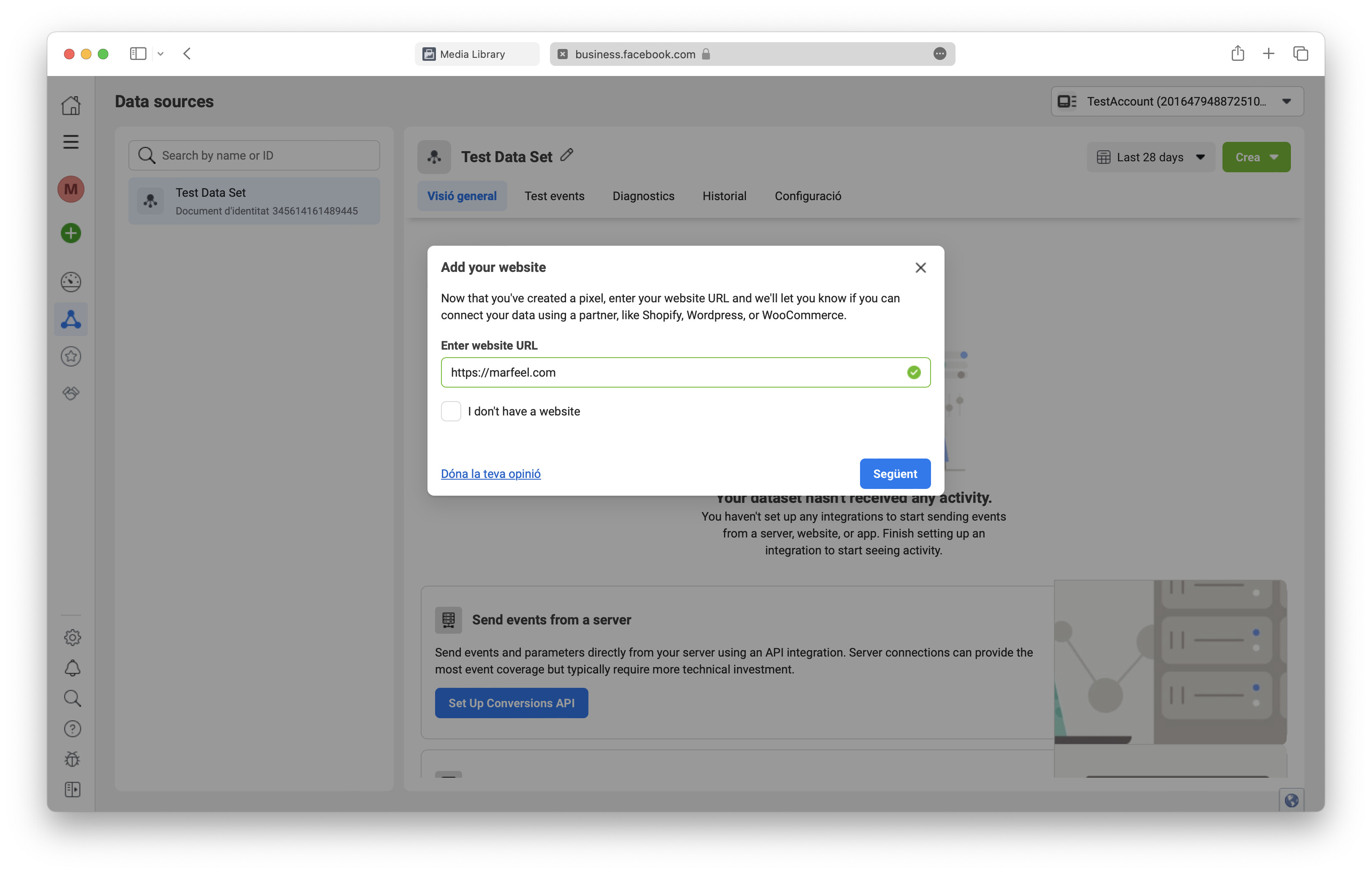 Setup walkthrough screens for Meta Pixel code installation|690x439, 50%