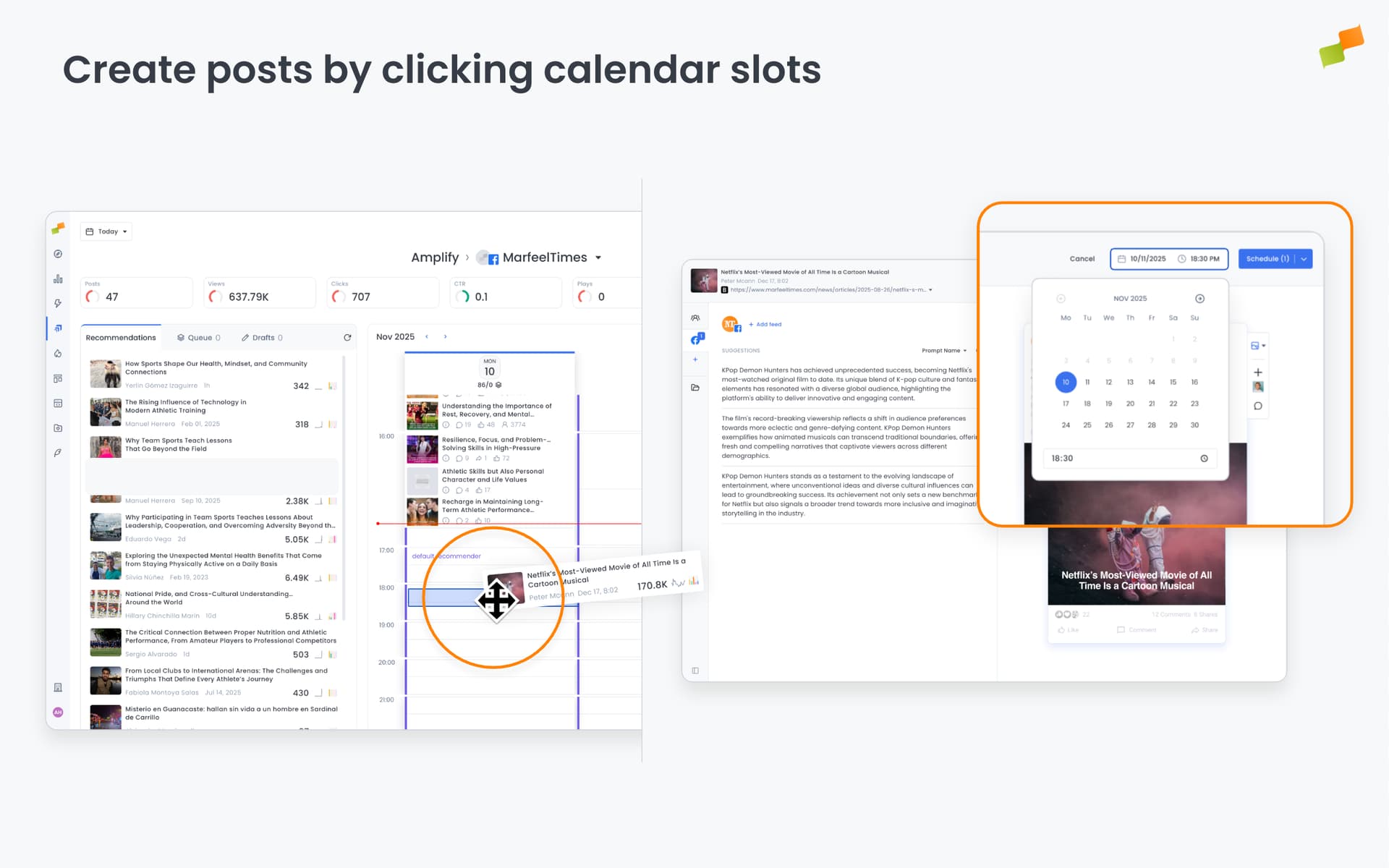 Create posts by clicking calendar slots|690x431