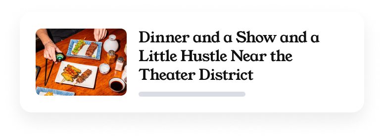 Marfeel Recommender - New York local news card