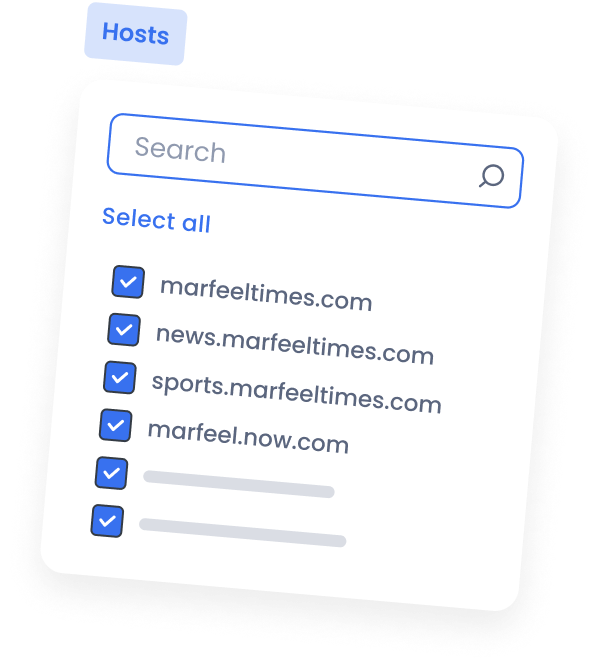 Marfeel Data & BI - Host selection