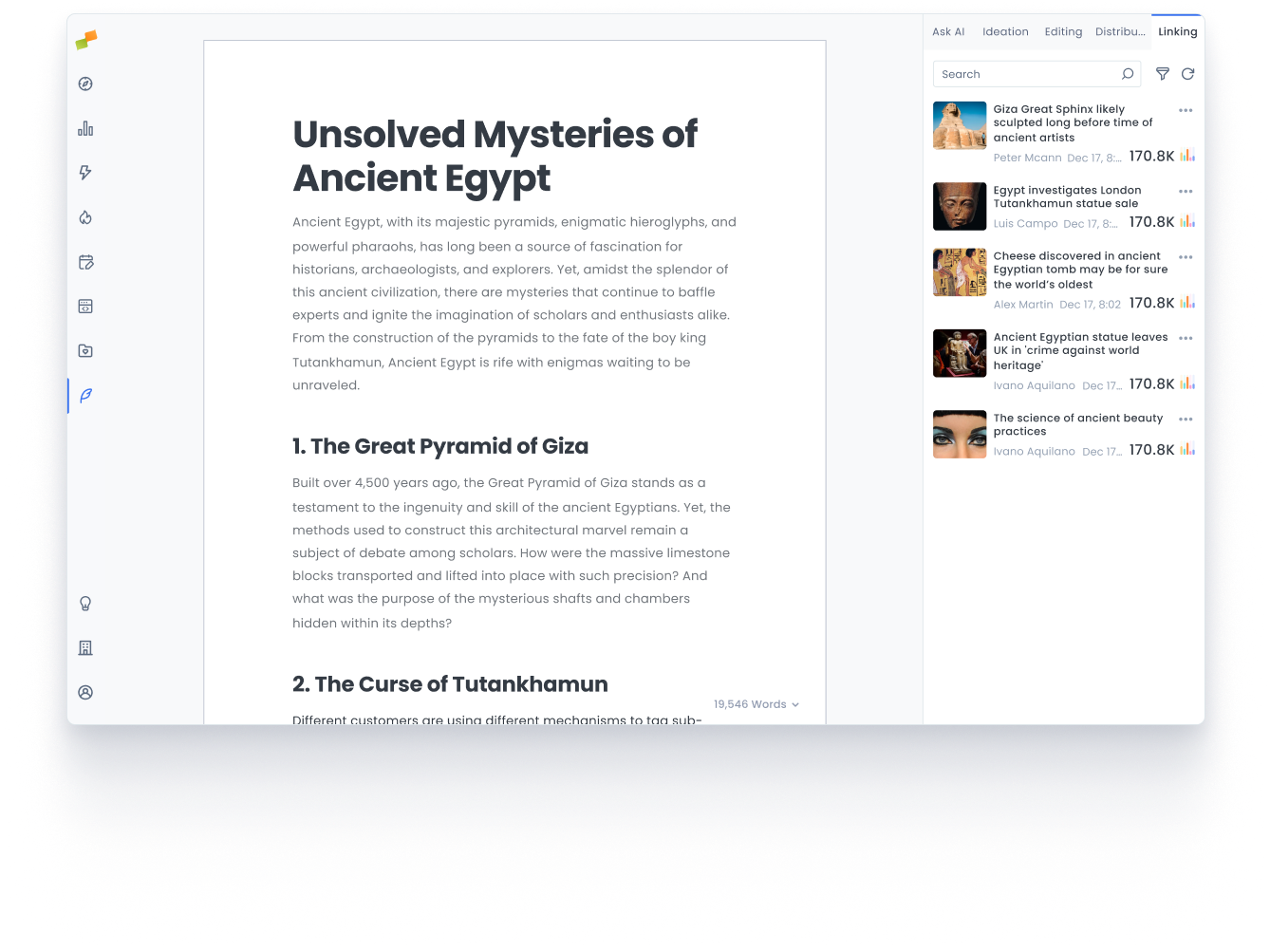 Marfeel Copilot - Article with contextual links