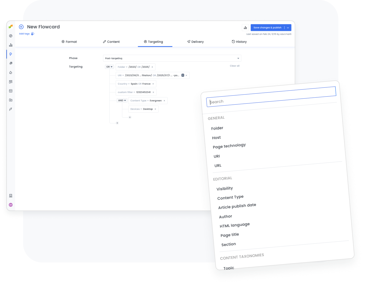 User personalization