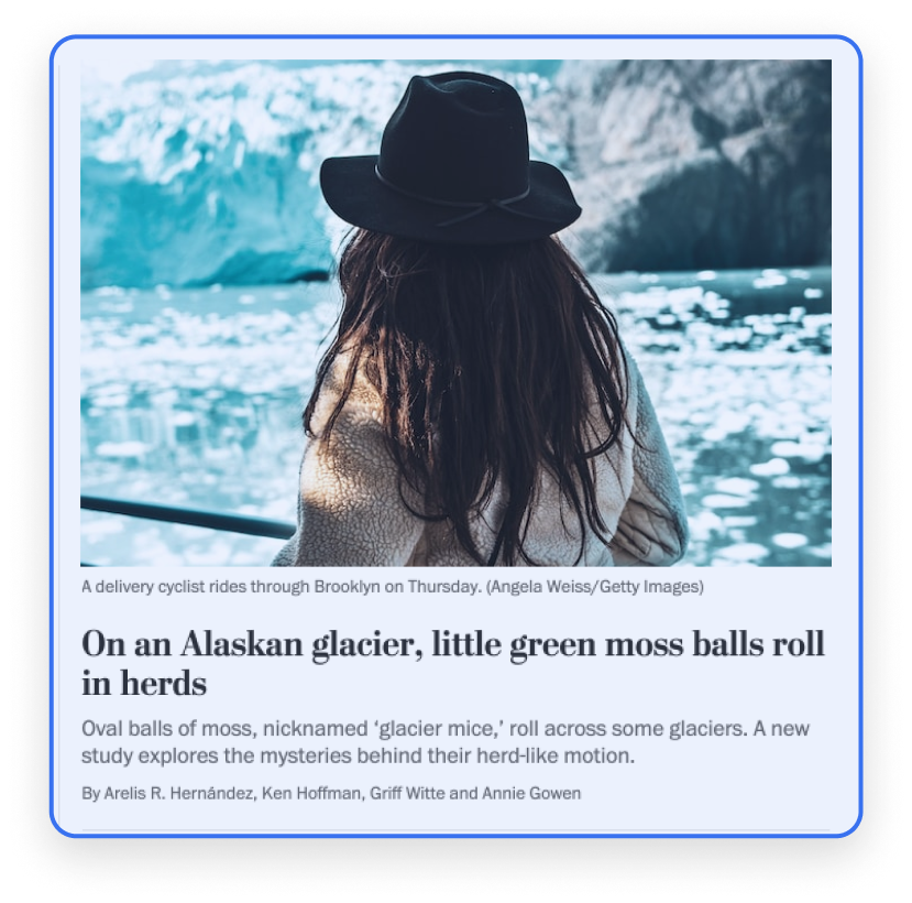 Marfeel Reporting - Article preview